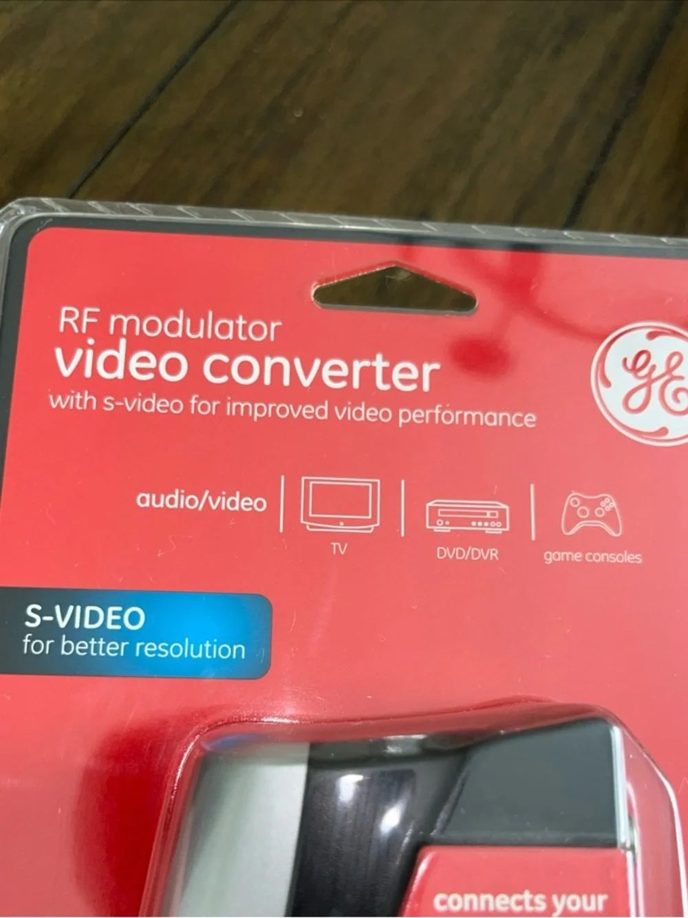 GE RF Modulator Video Converter 37632 NEW Factory Audio /Video & S-Video NEW!